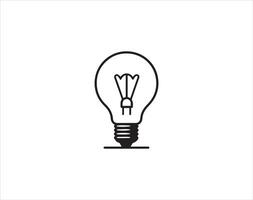 light bulb icon design symbol of idea and innovation with creative concept vector