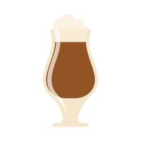 Hot and cold coffee beverage. Different types of drink. Espresso, americano cup, cappuccino and latte in paper mug, iced macchiato in glass. Flat illustrations isolated on white background vector