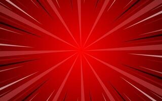 Comic book page background with rays, radial effect and halftone effect. illustration vector
