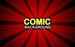 Comic book page background with halftone effect. illustration vector