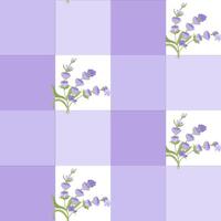 un puntilla de lavanda. púrpura flor. sin costura modelo. ilustración. vector
