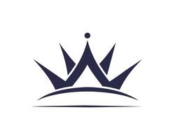 Crown icon design concept of logo vector