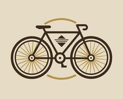 deporte montaña bicicleta plano icono vector