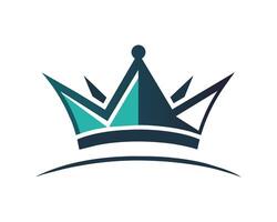 Crown icon design concept of logo vector