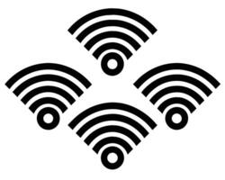 Wifi icono conjunto ilustración vector