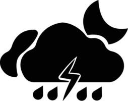 clima plano íconos colocar. sol, lluvia, trueno tormenta, Rocío, viento, nieve nube, noche cielo hacer estilo símbolo, gotas de lluvia. mínimo para aplicaciones o sitio web aislado en vector