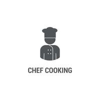 illustration flat design chef concept vector