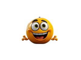 happy smiles, 3D cartoon characters, emojis, png