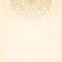 Glistening Geometric Mandala Patterns On Soft Yellow Gold Square Background vector