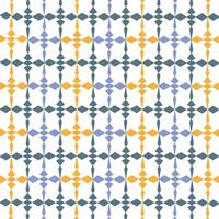 Illustration of seamless fence pattern, geometric shape, multi-colored vector