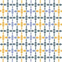 Illustration of seamless fence pattern, geometric shape, multi-colored vector