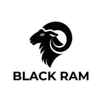 RAM cabeza icono logo diseño vector