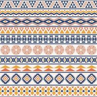 Aztec seamless pattern. Native american background. Stylish navajo fabric. Tribal geometric illustration. Ethnic decoration texture. Modern abstract wallpaper vector
