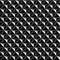 seamless dark geometric pattern. Monochrome mosaic repeatable background. Decorative black 3d texture vector