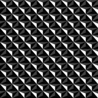 seamless dark geometric pattern. Monochrome mosaic repeatable background. Decorative black 3d texture vector
