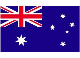 bandera nacional de australia vector