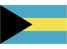 BAHAMAS National Flag vector