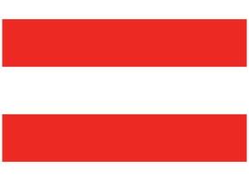 Austria National Flag vector