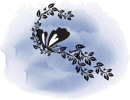 linear flat butterfly outline collection vector