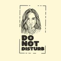 do not disturb icon, please make a silent gesture, psst or shh, silent or secret, shut up, engraving vector