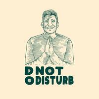 do not disturb icon, please make a silent gesture, psst or shh, silent or secret, shut up, engraving vector