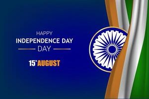 India independencia día. independencia día de India antecedentes. indio contento independencia día vector