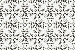 a seamless pattern with a decorative ornament in brown and beige. vector