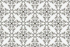 a seamless pattern with a decorative ornament in brown and beige. vector