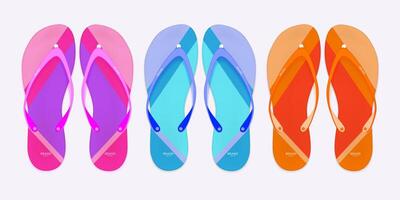 zapatillas ilustración colocar. dibujos animados plano hogar calentar cómodo dormitorio Zapatos para hombre mujer vector