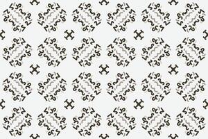 a seamless pattern with a decorative ornament in brown and beige. vector