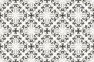 a seamless pattern with a decorative ornament in brown and beige. vector