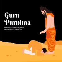 gurú purnima 2024 vector