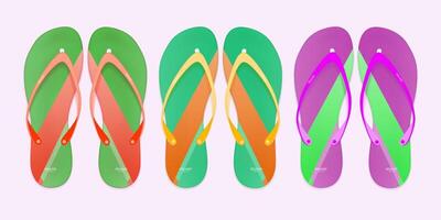 zapatillas ilustración colocar. dibujos animados plano hogar calentar cómodo dormitorio Zapatos para hombre mujer vector