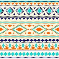 Hand drawing geometric ethnic pattern. Geometric ethnic pattern American style. Can be used in fabric design for clothing, textile, wrapping, background, wallpaper, carpet, embroidery vector