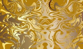 luxury poster design. Collection of liquid gold. vector