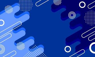 abstract geometry blue background. flat design style vector