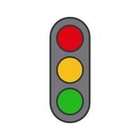 Traffic Light icon design templates simple and modern concept vector