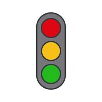 Traffic Light icon design templates simple and modern concept vector