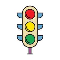 Traffic Light icon design templates simple and modern concept vector