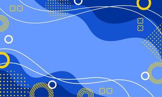 abstract geometry blue background. flat design style vector