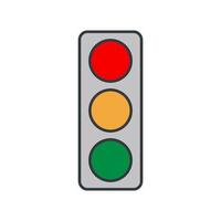 Traffic Light icon design templates simple and modern concept vector