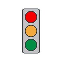 Traffic Light icon design templates simple and modern concept vector