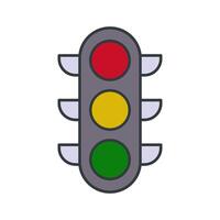 Traffic Light icon design templates simple and modern concept vector