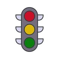 Traffic Light icon design templates simple and modern concept vector