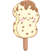 lindo personaje de helado png