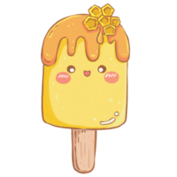 lindo personaje de helado png