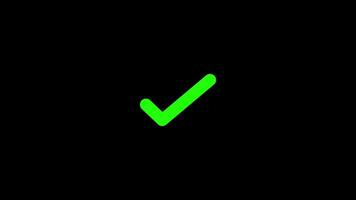 Tick Animated Check Mark, Tick Write checkmark animation. 4K Resolution video