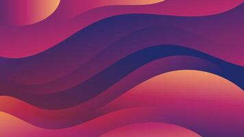 Enhance your designs with the captivating red orange abstract gradient wave background. Suitable for websites, social media, advertising, and presentations vector