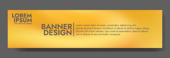 Create visually striking promotional banners, social media posts, brochures, and presentation graphics with the yellow abstract mesh blur banner template vector