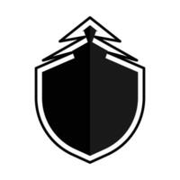 The Illustration of Shield or Emblem vector